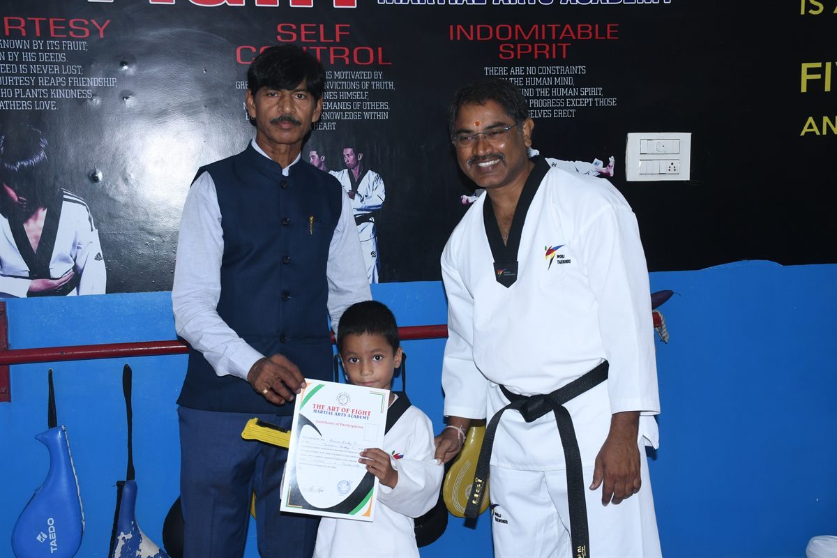 The Art of Fight belt test ceremony, June 2026