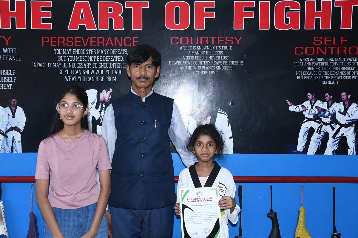 The Art of Fight belt test ceremony, June 2026