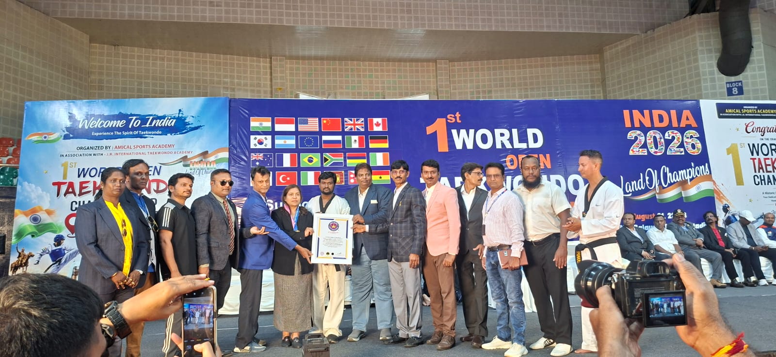 Honorary award at World Taekwondo Championship