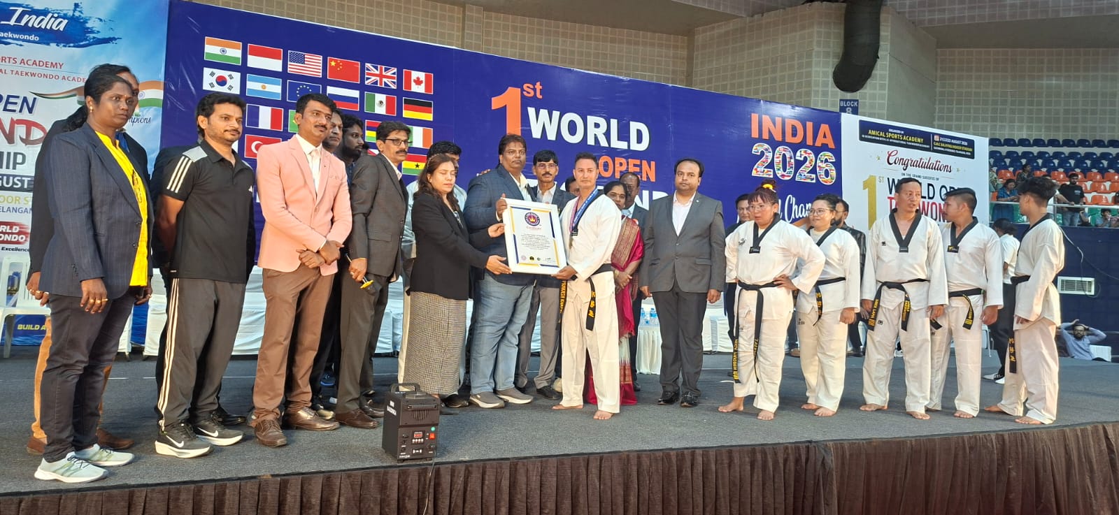 World Taekwondo Championship inauguration at Gachibowli