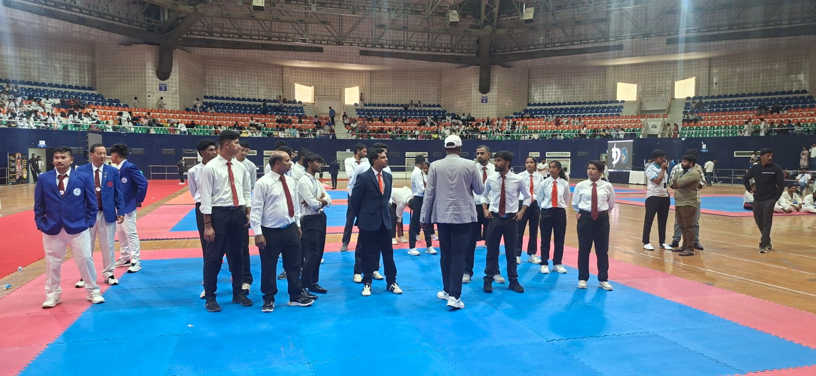 International referee panel at the championship