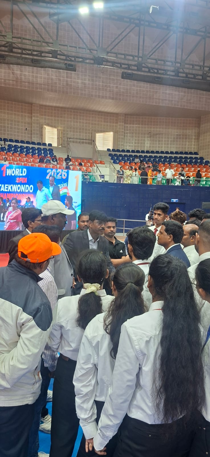 Referee briefing at the World Taekwondo Championship
