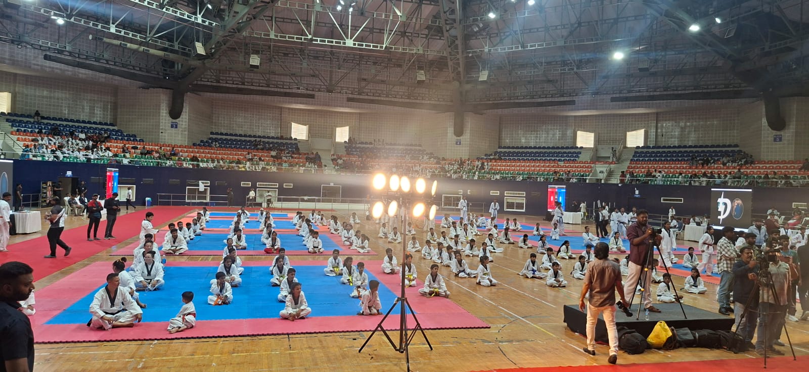 Students assembled for championship endurance training